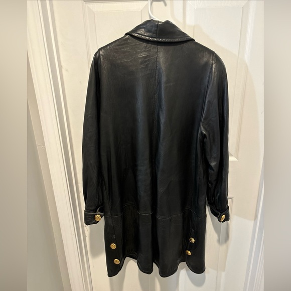 Yudofsky Furriers Leather Coat - Picture 10 of 12